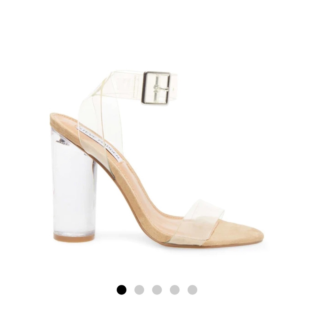 Steve Madden clearer clear heels size 7 never been worn